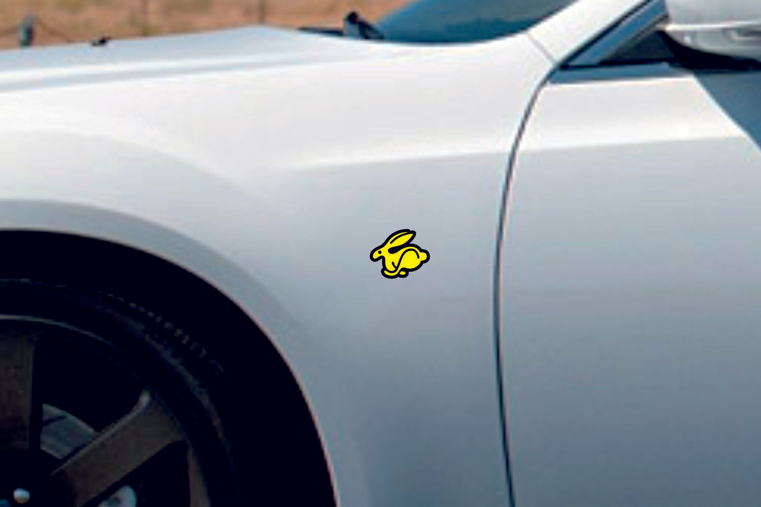 Volkswagen emblem (badges) for fenders with Rabbit logo Volkswagen emblems decoinfabric