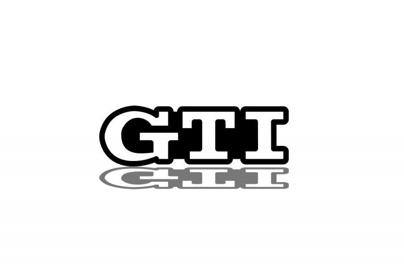 Volkswagen Radiator grille emblem with GTI logo - decoinfabric