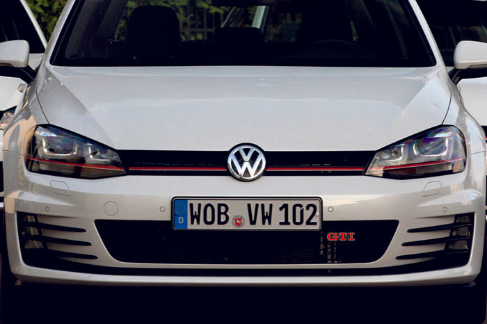 Volkswagen Radiator grille emblem with GTI logo - decoinfabric