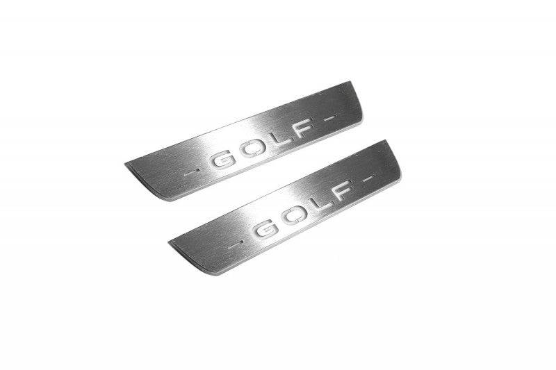 Volkswagen Golf VIII LED Door Sill With Logo Golf - decoinfabric