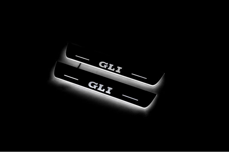Volkswagen Jetta VI Auto Door Sills With Logo GLI - decoinfabric