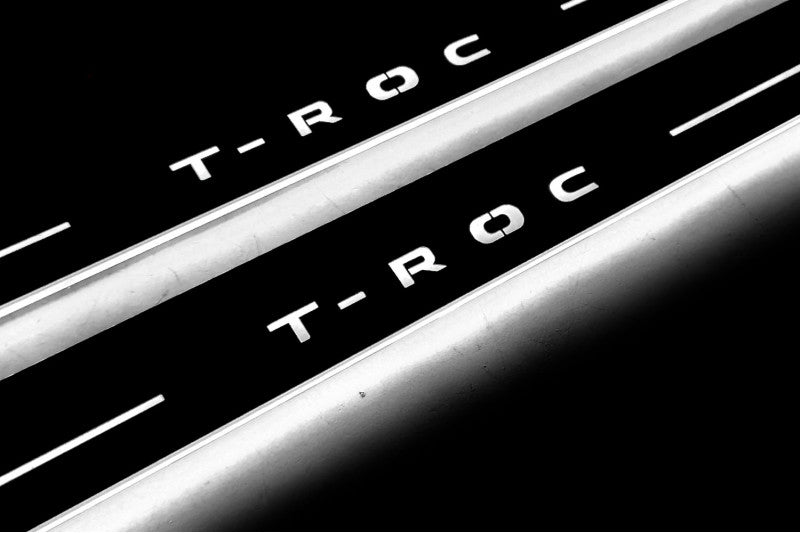 Volkswagen T-Roc Door Sill Protectors With Logo T-Roc - decoinfabric