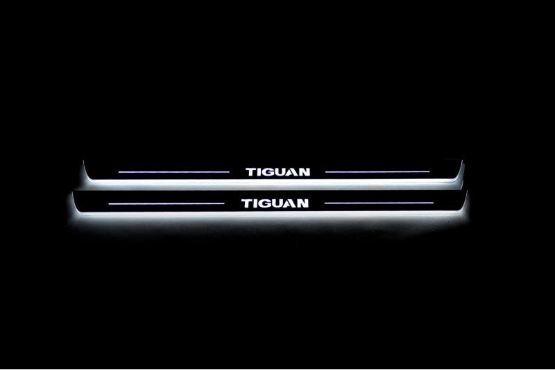 Volkswagen Tiguan I 2007-2016 Car Light Sill With Logo Tiguan Volkswagen Led Door Sills opdesign