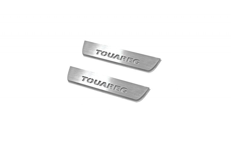 Volkswagen Touareg II Door Sill Led Plate With Logo Touareg - decoinfabric