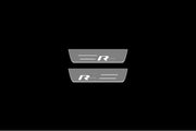 Volkswagen Touareg II 2010-2018 Led Door Sills With Logo R-Line Volkswagen Led Door Sills opdesign