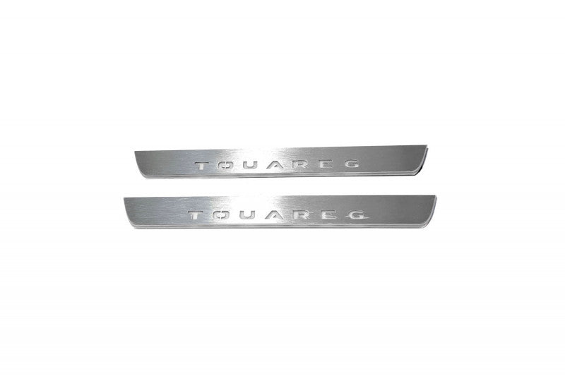 Volkswagen Touareg III Auto Door Sill Plates With Logo Touareg - decoinfabric