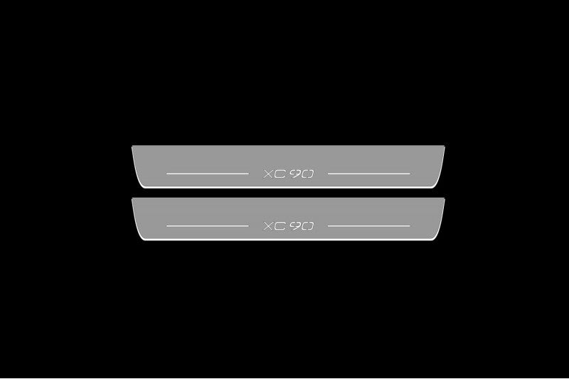 Volvo XC90 II 2015+ LED Car Door Sill With Logo XC90 Volvo Led Door Sills opdesign