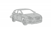 Car Keychain for Lancia Delta III 2008-2014 (type 3D) Keychains opdesign