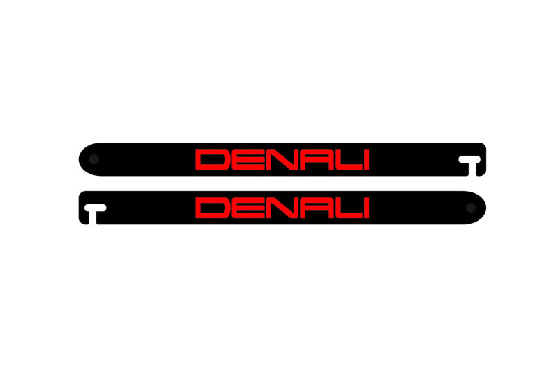 Custom Car Show Door Props Denali Logo Stainless Steel