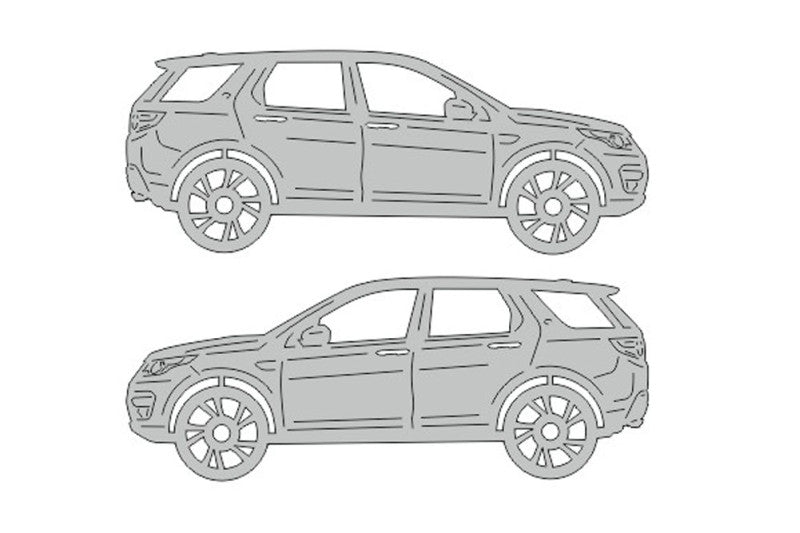 Land Rover Discovery Sport (2015+) Floor Mat Emblem Set – Stainless Steel Badges Car Mats Badges Decoin