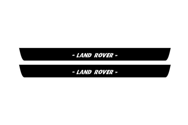 Land Rover Discovery III 2004-2009 Led Door Sill Pro With Logo Land Rover (Premium Painting)