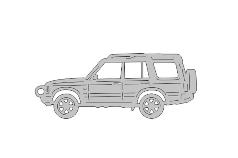 Car Keychain for Range Rover Discovery II 1998-2004 (type STEEL) Keychains opdesign