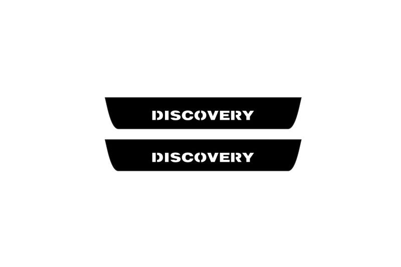 Land Rover Discovery IV 2009-2016 Led Door Sill Pro With Logo Discovery (Premium Painting) Land Rover Led Door Sills PRO opde