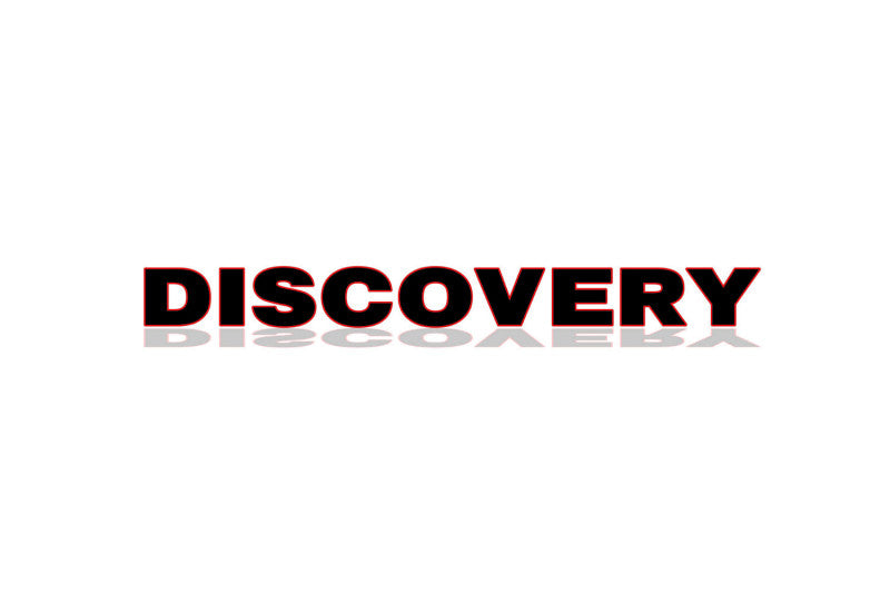 Land Rover Discovery IV 2009-2016 tailgate trunk rear 3D emblem with Discovery logo (type MIXT) Land Rover emblems decoinfabr