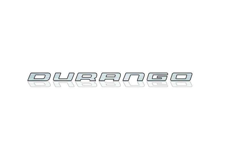 Dodge tailgate trunk rear 3D emblem with Durango logo (type MIXT)