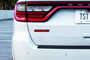 Dodge tailgate trunk rear emblem with Durango logo Dodge emblems decoinfabric