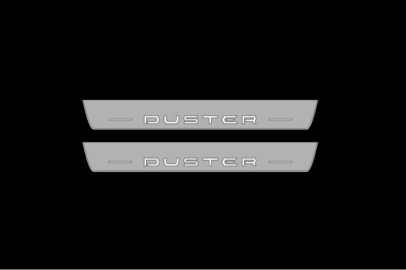 Renault Duster III 2024+ Car Door Sill With Logo Duster Renault Led Door Sills opdesign