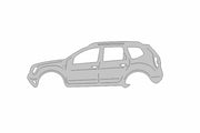 Keychain Bottle Opener for Renault Duster I 2010-2018 Keychains opdesign