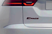 Jaguar tailgate trunk rear 3D emblem with E-Pace logo (type MIXT)