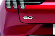 Ford Mustang Mach-E tailgate trunk rear emblem with E.0 logo Ford emblems decoinfabric
