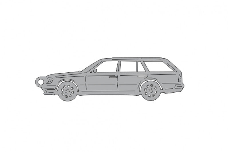 Car Keychain for Mercedes Е-Class W124 1985-1996 (type STEEL) Keychains opdesign