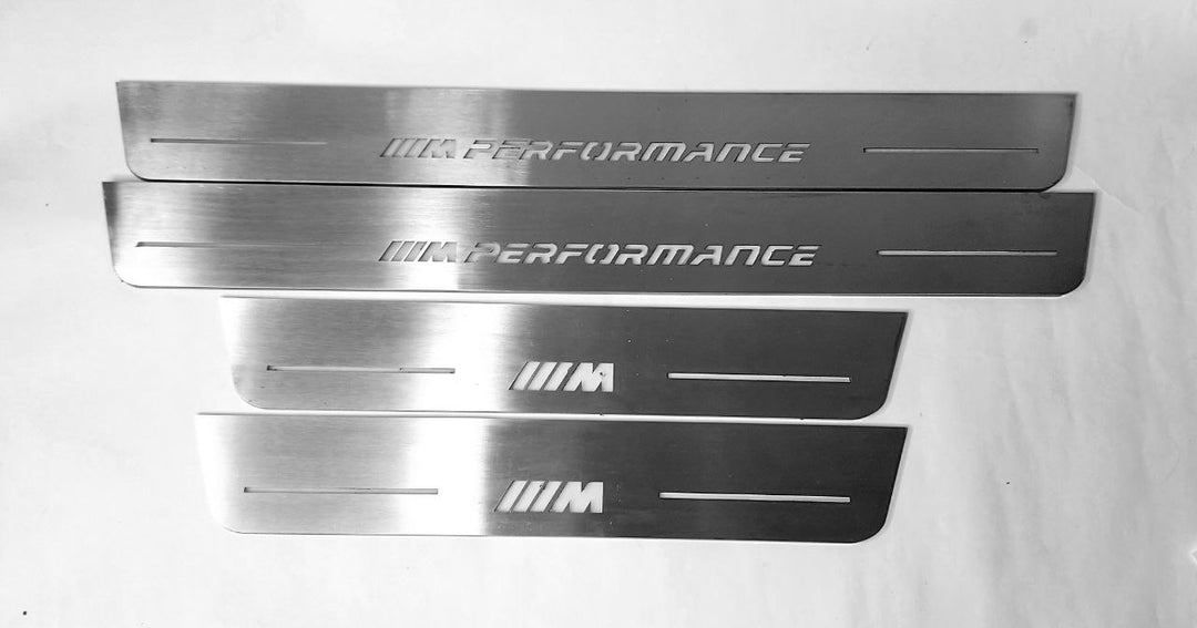 BMW 7 E38 1994-2001 LED Door Sills PRO With M Perfomance Logo BMW Led Door Sills opdesign