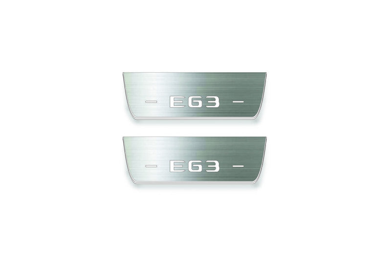 Mercedes E W213 2016-2023 Auto Door Sills With Logo AMG E63