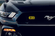 Ford Illuminated LED Radiator Grille Emblems and Badges with EB (EcoBoost) logo Ford Led Emblems decoinfabric