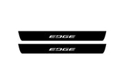Ford Edge II 2014+ Led Door Sill Pro With Logo Edge (Premium Painting) Ford Led Door Sills PRO opdesign