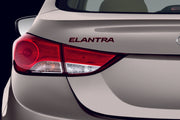 Hyundai Elantra V MD 2011-2016 tailgate trunk rear 3D emblem with Elantra logo (type MIXT)