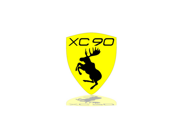 Volvo Radiator grille emblem with Volvo XC90 II logo