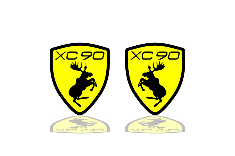 Volvo emblem for fenders with Volvo XC90 II logo (type 2) Volvo emblems decoinfabric