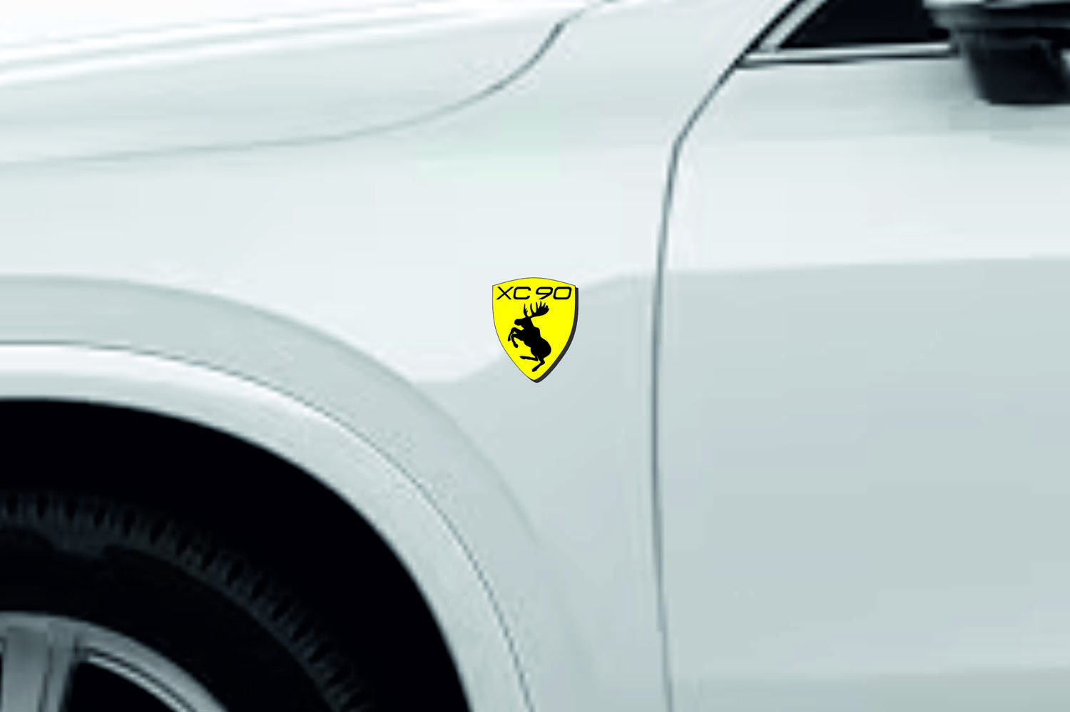 Volvo emblem for fenders with Volvo XC90 II logo Volvo emblems decoinfabric