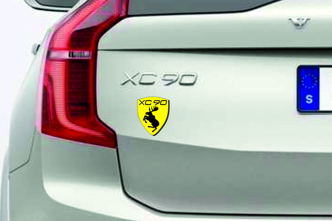 Volvo Emblem & Badges set with Volvo XC90 II logo Volvo emblems decoinfabric