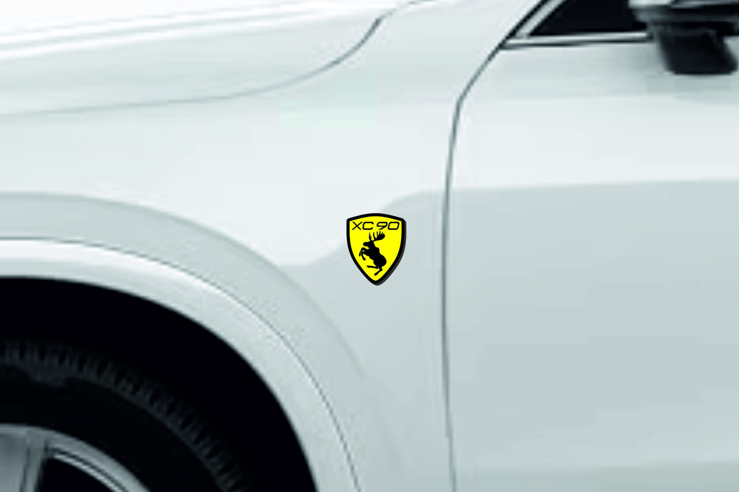 Volvo emblem for fenders with Volvo XC90 II logo (type 2) Volvo emblems decoinfabric