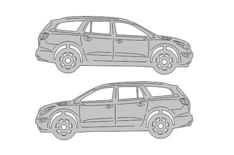 Buick Enclave I (2008-2017) Floor Mat Emblem Set – Stainless Steel Badges Car Mats Badges Decoin