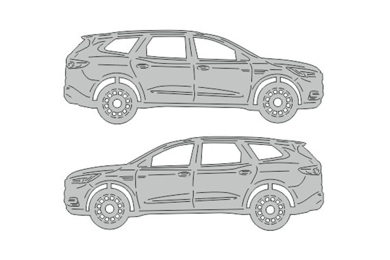 Buick Enclave II (2018+) Floor Mat Emblem Set – Stainless Steel Badges Car Mats Badges Decoin