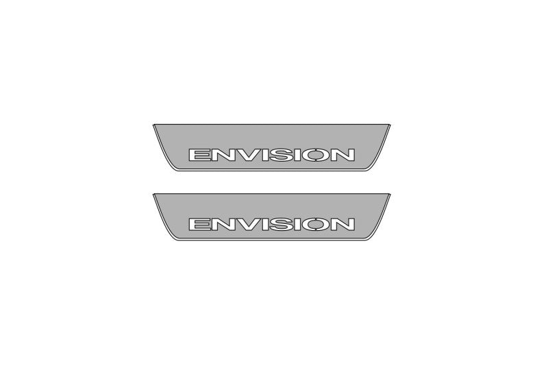 Buick Envision I 2014-2021 Led Door Sills With Logo Envision Buick Led Door Sills opdesign