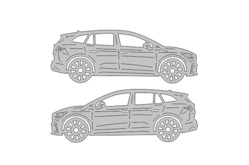 Skoda Enyaq (2020+) Floor Mat Emblem Set – Stainless Steel Badges Car Mats Badges Decoin