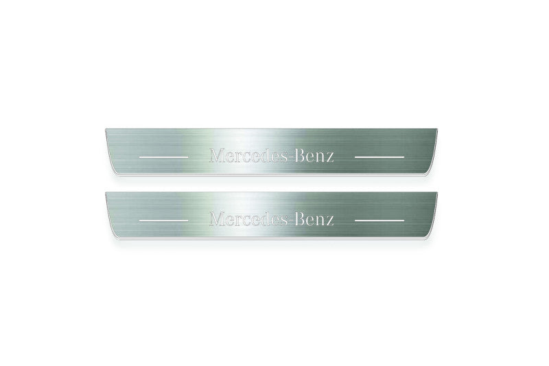 Mercedes EQE SUV X294 2022+ LED Door Sills PRO With Logo Mercedes-Benz