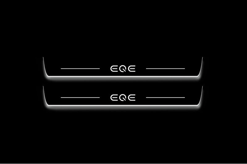 Mercedes EQE SUV X294 2022+ LED Door Sills PRO With Logo EQE