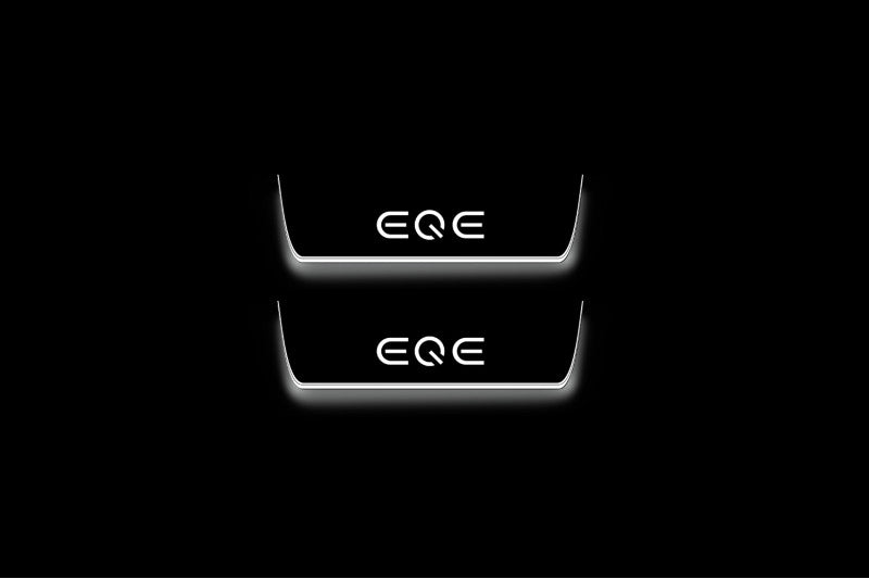 Mercedes EQE SUV X294 2022+ LED Door Sills PRO With Logo EQE