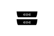 Mercedes EQE SUV 2022+ Led Door Sill Pro With Logo EQE (Premium Painting) Mercedes Led Door Sills PRO opdesign