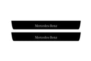 Mercedes EQS SUV 2022+ Led Door Sill Pro With Logo Mercedes-Benz (Premium Painting) Mercedes Led Door Sills PRO opdesign