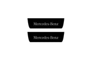 Mercedes EQE SUV 2022+ Led Door Sill Pro With Logo Mercedes-Benz (Premium Painting) Mercedes Led Door Sills PRO opdesign