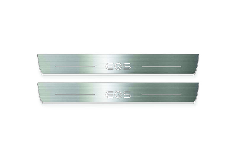 Mercedes EQS SUV 2022+ LED Door Sills PRO With Logo EQS