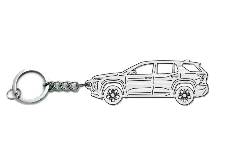 Car Keychain for Chevrolet Equinox IV 2025+ (type STEEL) Keychains opdesign