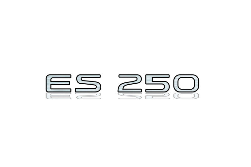Lexus tailgate trunk rear 3D emblem with ES250 logo (type MIXT)
