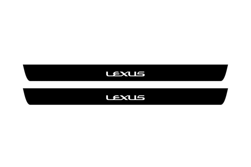 Lexus ES VII 2018+ Led Door Sill Pro With Logo Lexus (Premium Painting)