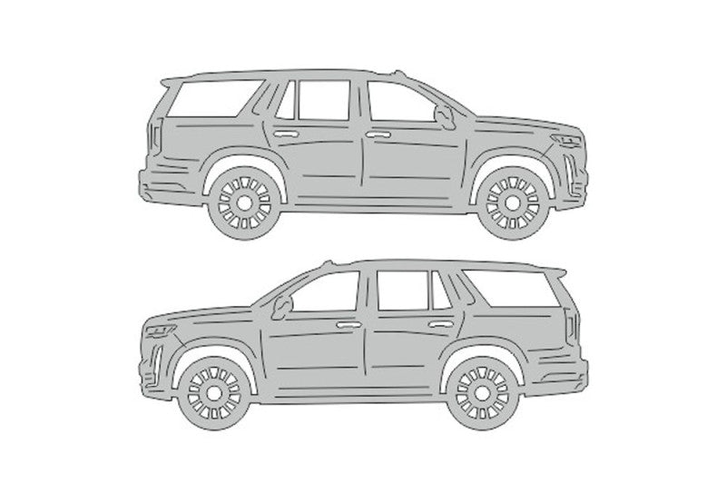 Cadillac Escalade V (2020+) Floor Mat Emblem Set – Stainless Steel Badges Car Mats Badges Decoin